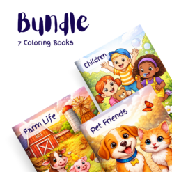 Cozy Kids Favorites Bundle – 7 Coloring Books