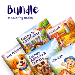 Ultimate Country & Community Bundle – 15 Coloring Books