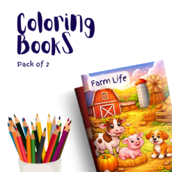 Farm Life – 2 Coloring Books