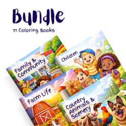 Country Life Adventure Bundle – 11 Coloring Books